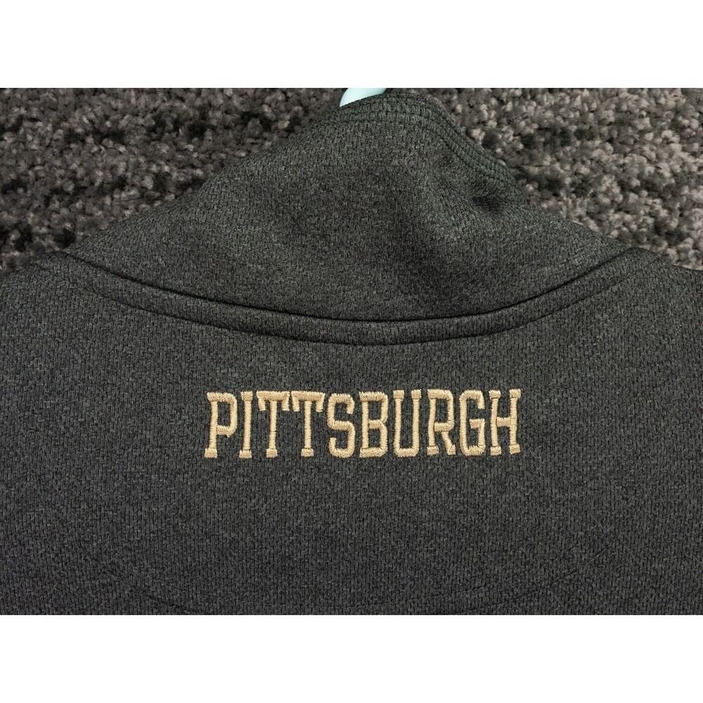 Pittsburgh Penguins Shirt Mens Large Gray 1/4 Zip Active Top Long Sleeve NHL - Picture 10 of 10
